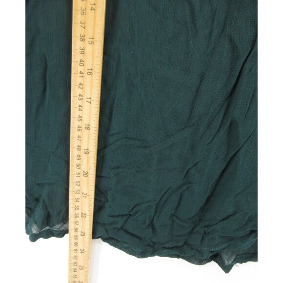 April Cornell Top Large Tank Blouse Pullover Sheer Cottage Embroider - Picture 3 of 8